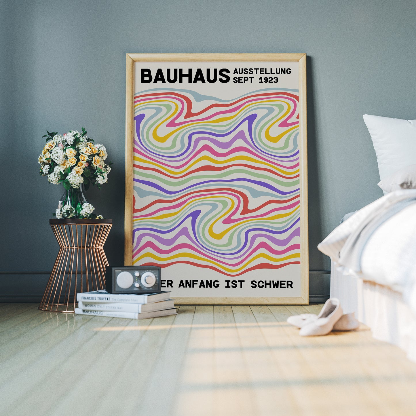 Colorful Bauhaus 1923 Poster