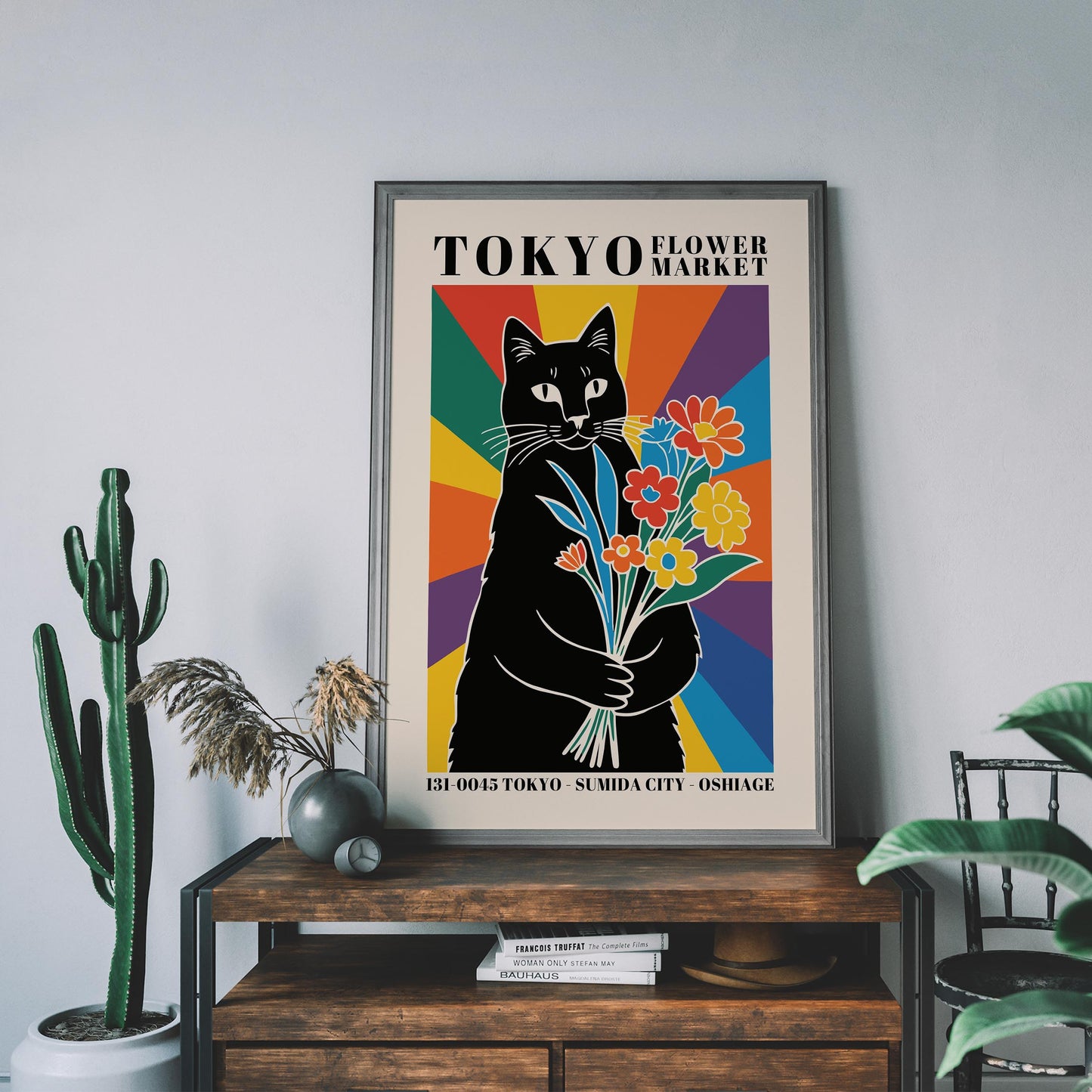 Tokyo Flower Market Poster