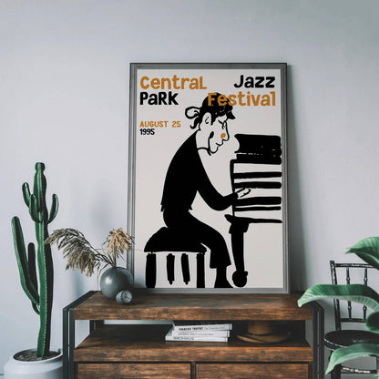 Central Park Jazz Festival 1995 Poster