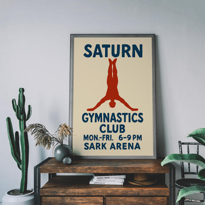Saturn Gymnastics Club Poster