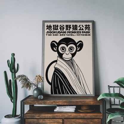 Jigokudani Monkey Park Print