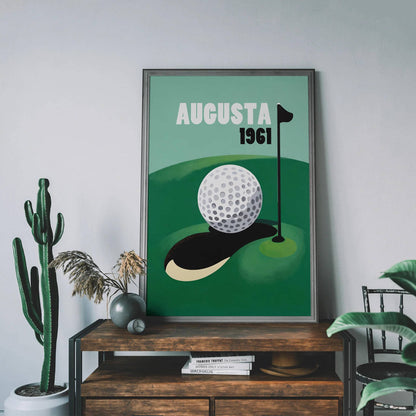 Augusta 1961 Golfing Poster