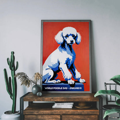 World Poodle Day Cute Art Print