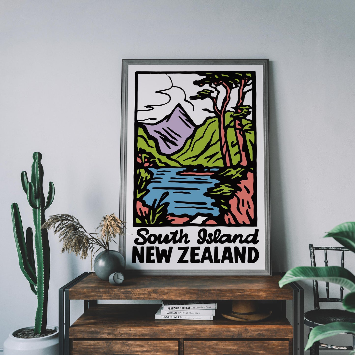 New Zealand Landscape Poster Print