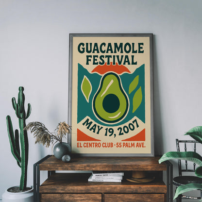 Guacamole Festival Poster