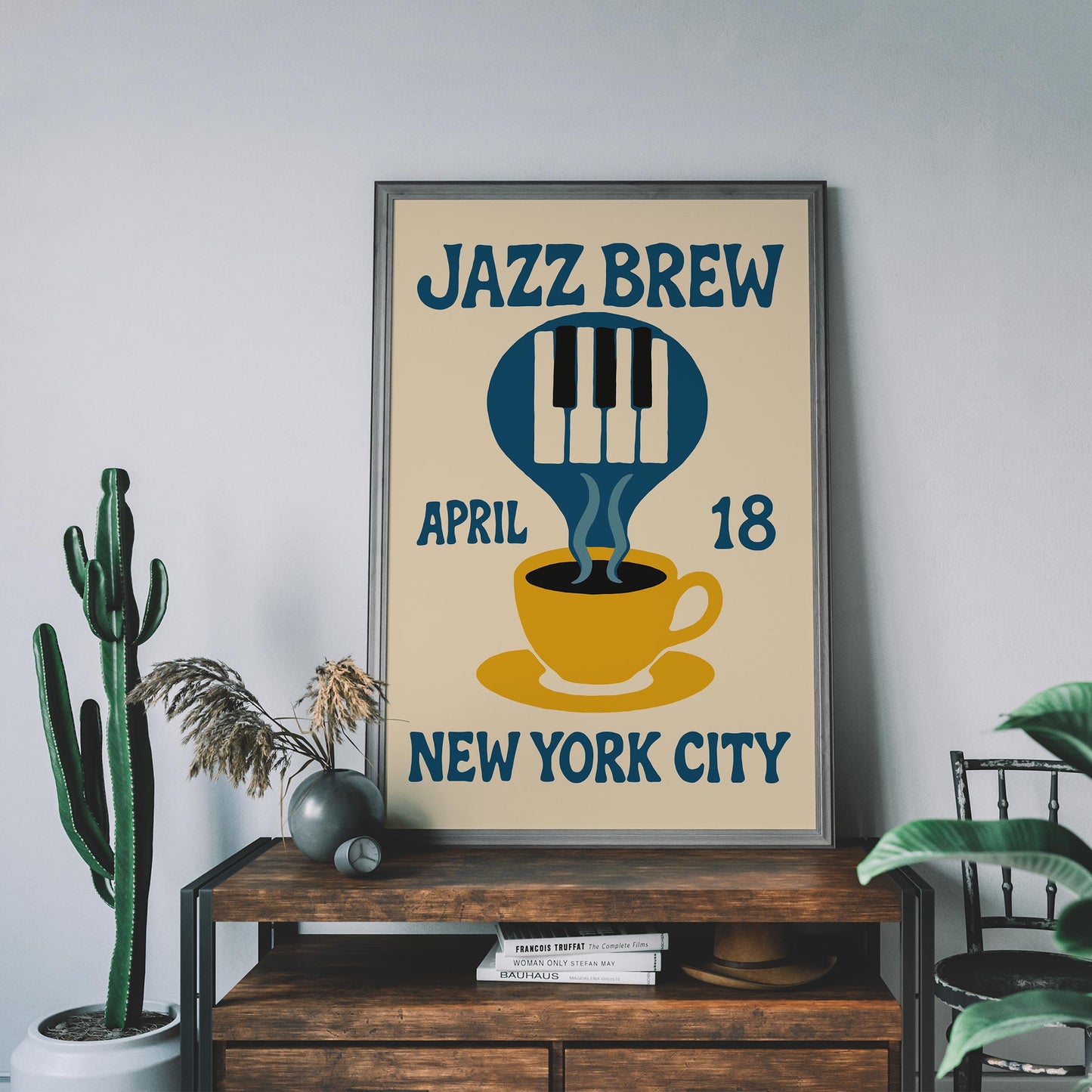 Jazz Brew Coffee Poster