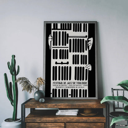 Frestival De Jazz De Toulouse Vintage Poster