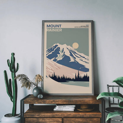 Mount Rainier National Park Poster