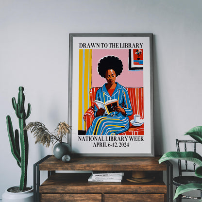 Library Week Reading Print