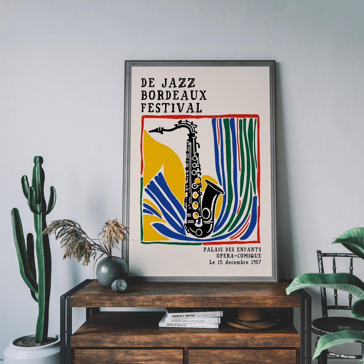 Vintage Jazz Sax Poster