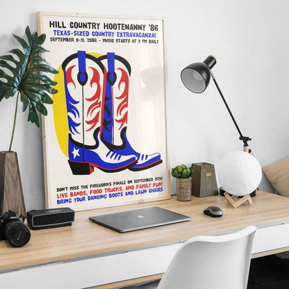 Hill Country Hootenanny Poster Print