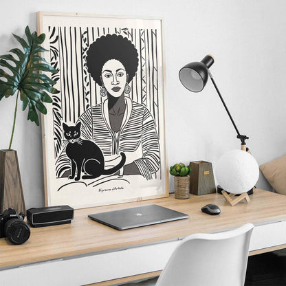 Monochrome Muse Wall Art