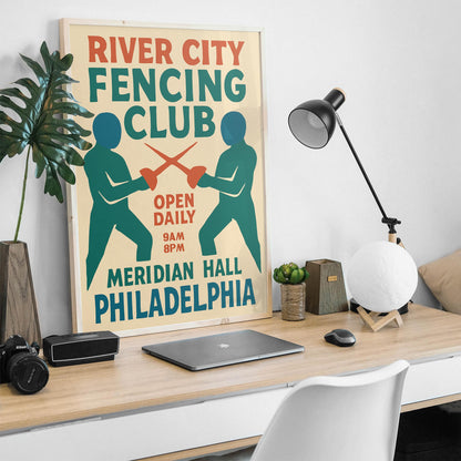 River City Fencing Poster