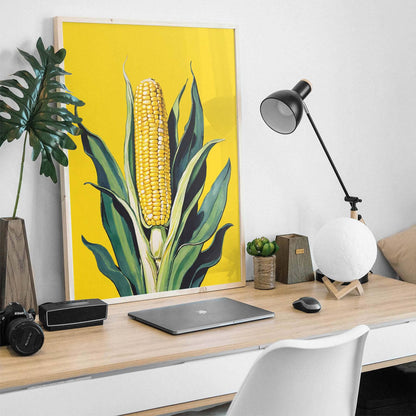 Corn Harvest Poster Print