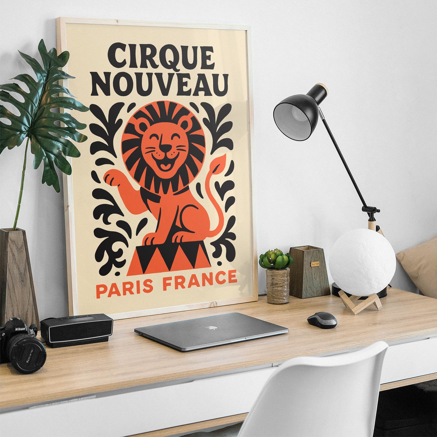 Cirque Nouveau Paris France Poster