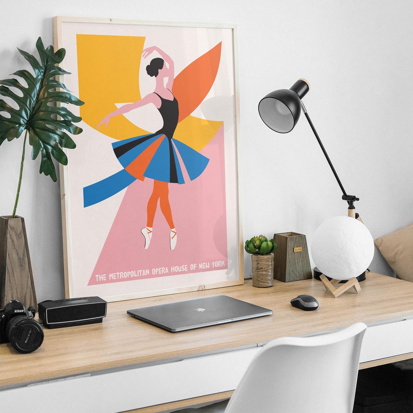 Ballerina Modern Art Print