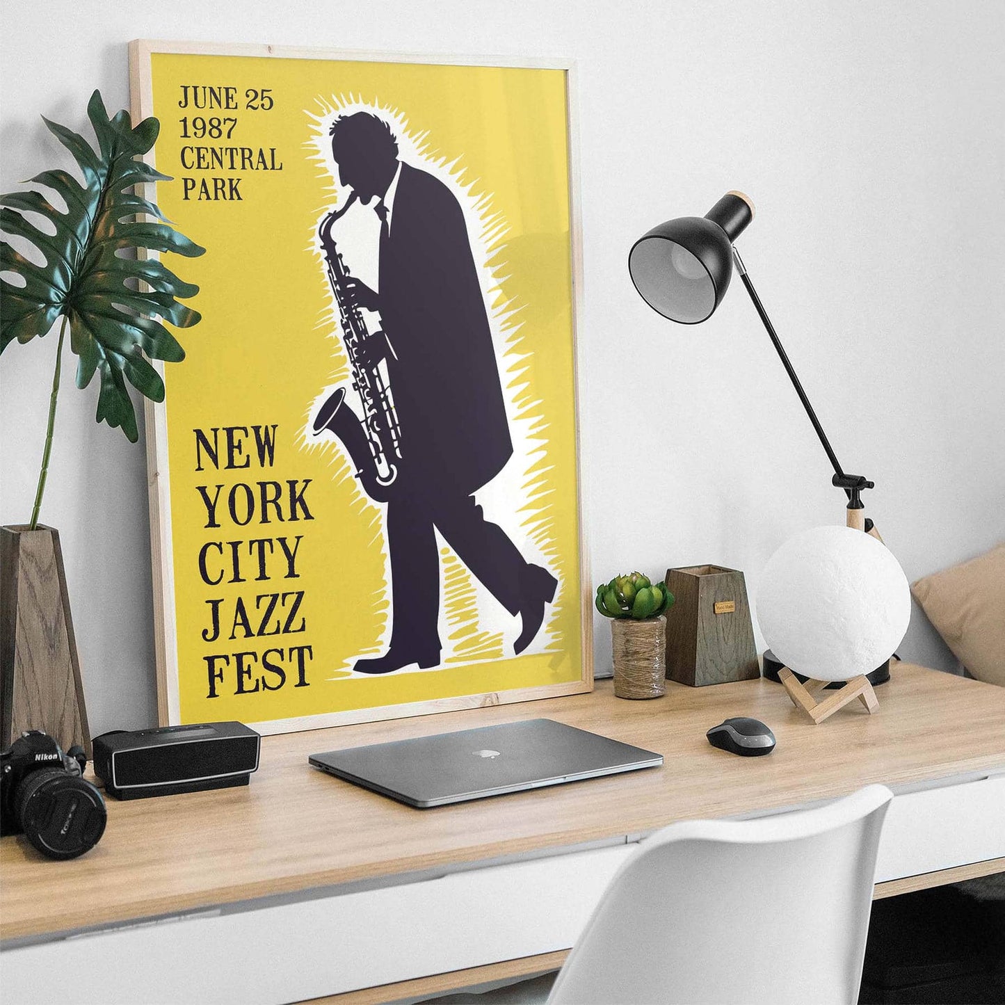 NYC Jazz Fest 1987 Sax Poster