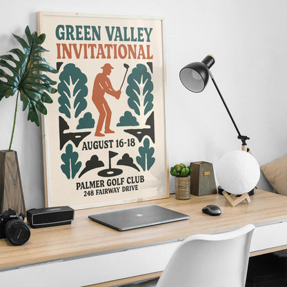 Green Valley Invitational Golf Poster