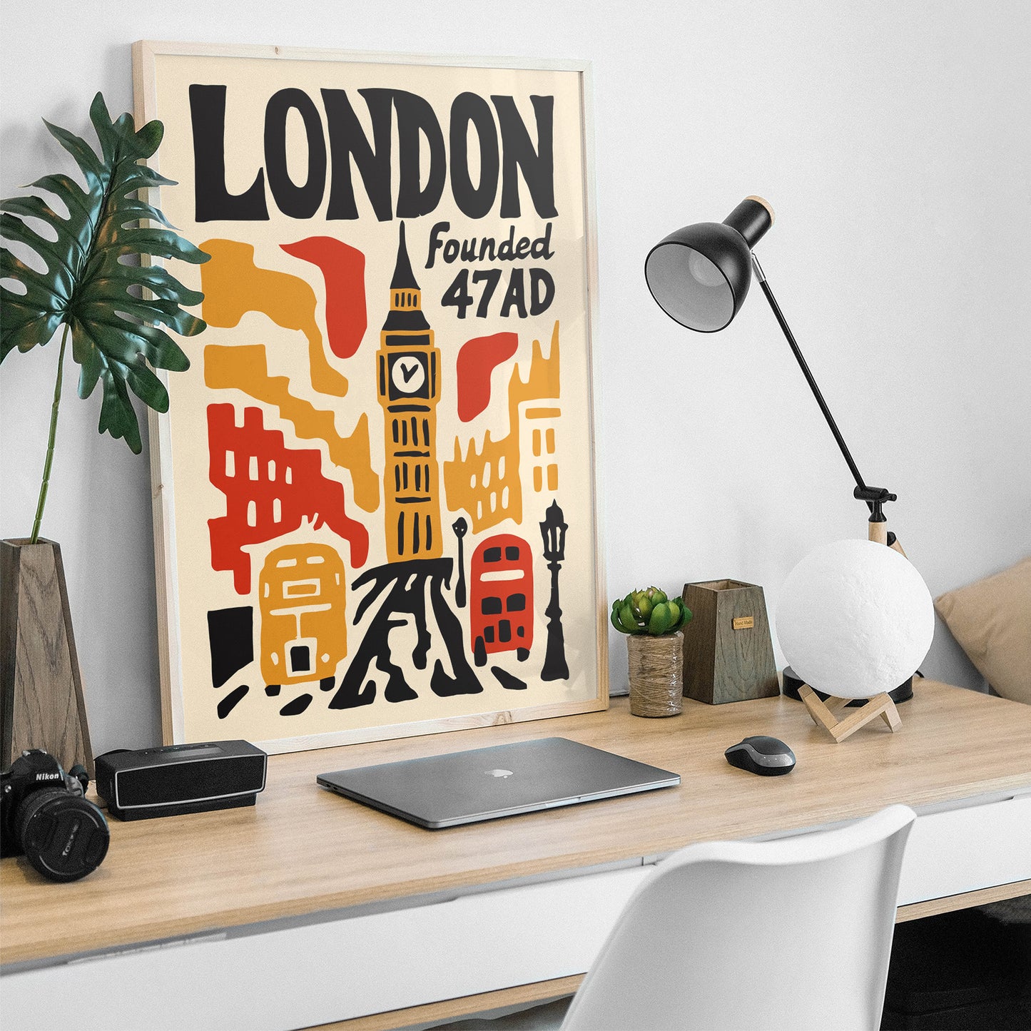 London Founded 47AD Poster