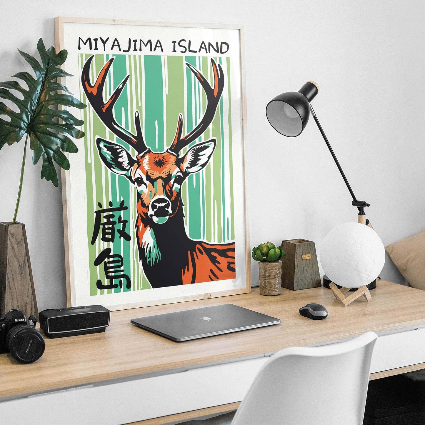 Miyajima Deer Forest Poster