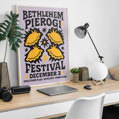 Bethlehem Pierogi Festival Poster