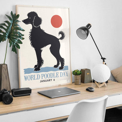 World Poodle Day Minimalist Poster