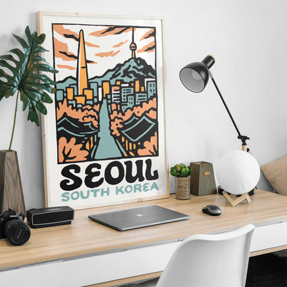 Seoul South Korea Poster