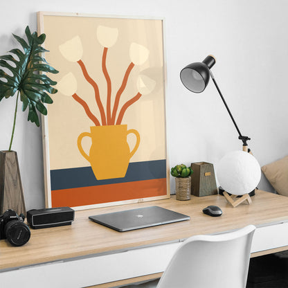 Minimalist Vase Still Life Poster