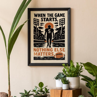 Game Day Football Poster