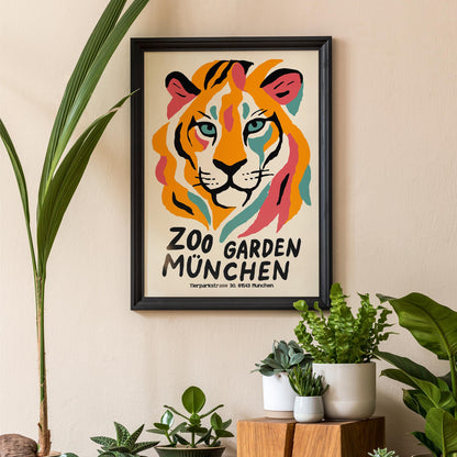 Munich Zoo Wall Art Poster