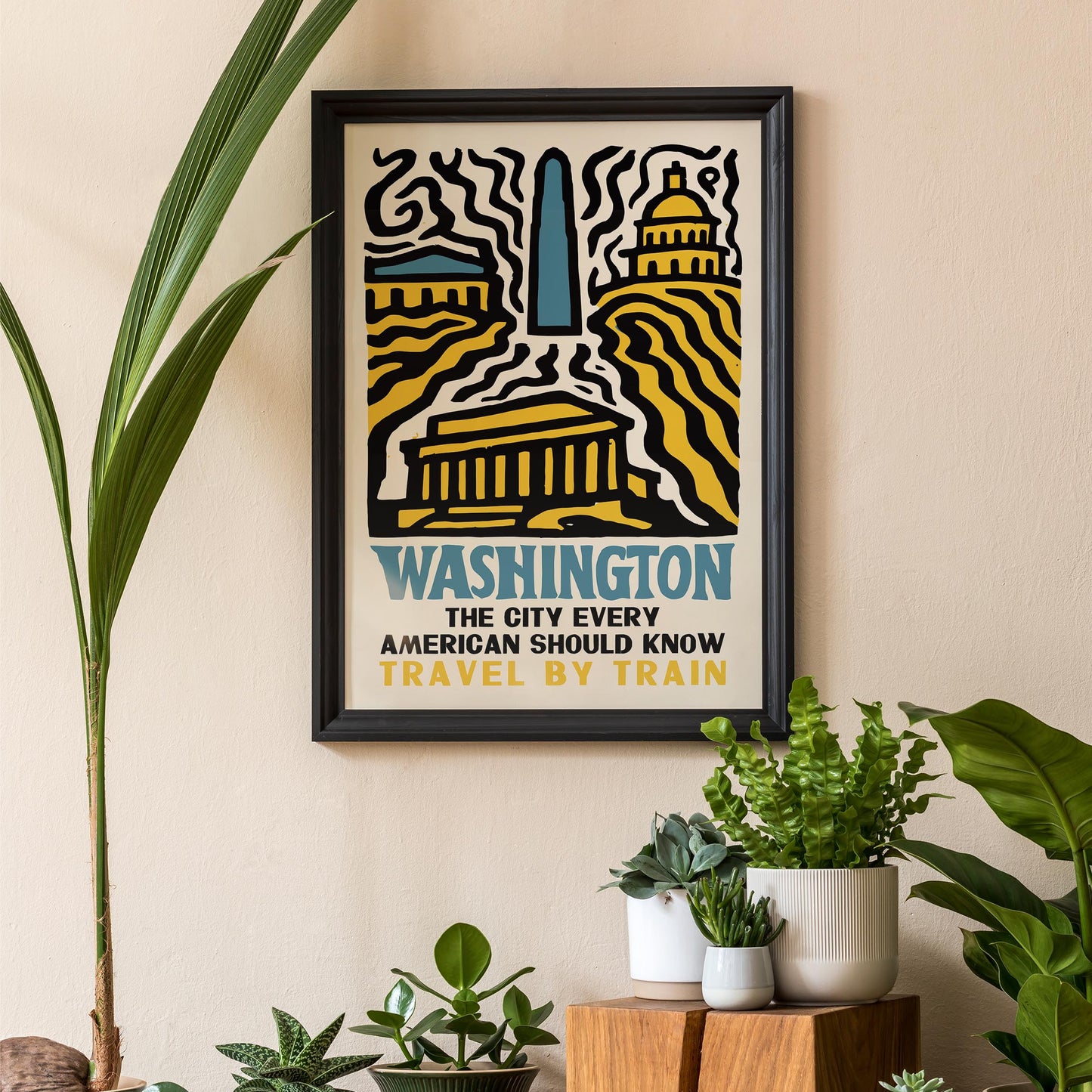 Washington DC Travel Poster