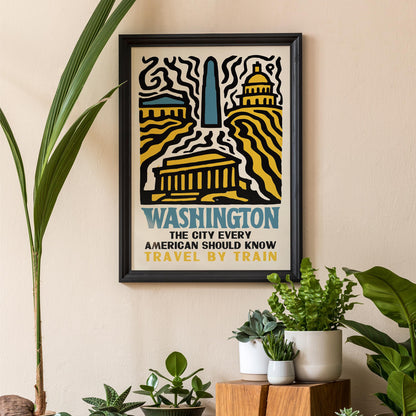 Washington DC Travel Poster
