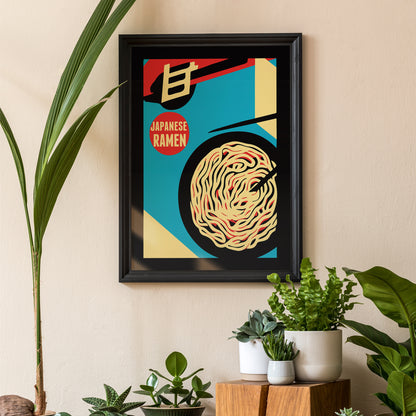 Vintage Japanese Ramen Poster