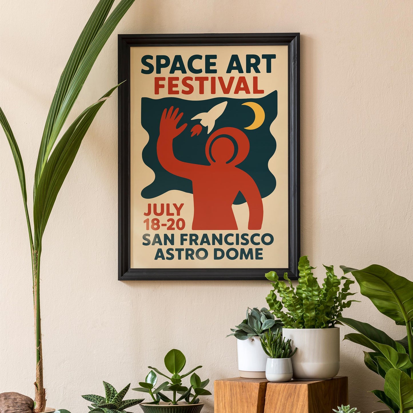 Space Art Festival Poster
