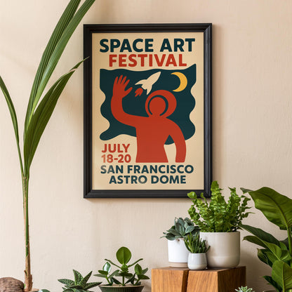 Space Art Festival Poster