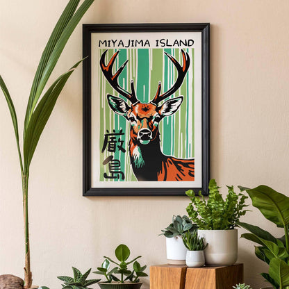 Miyajima Deer Forest Poster