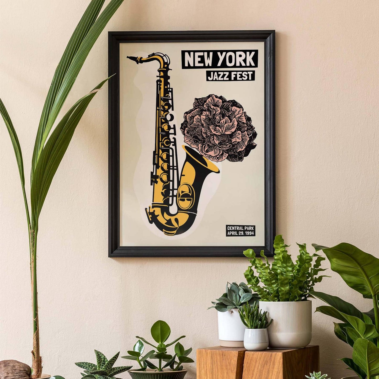 New York Jazz Fest – Bold Floral Print