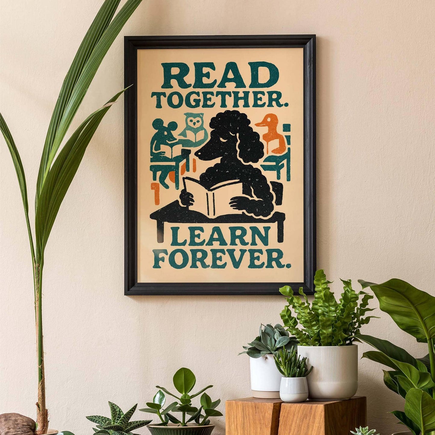 Read Together Poster Print