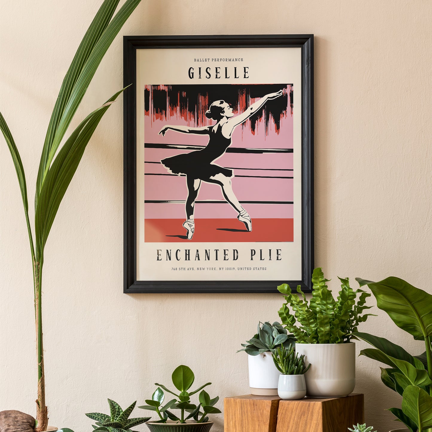 Giselle Vintage Ballet Poster