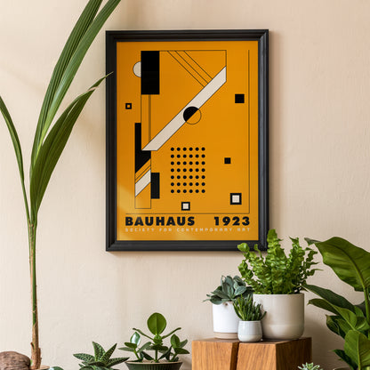 Bauhaus Society for Contemporary Art 1923 Poster