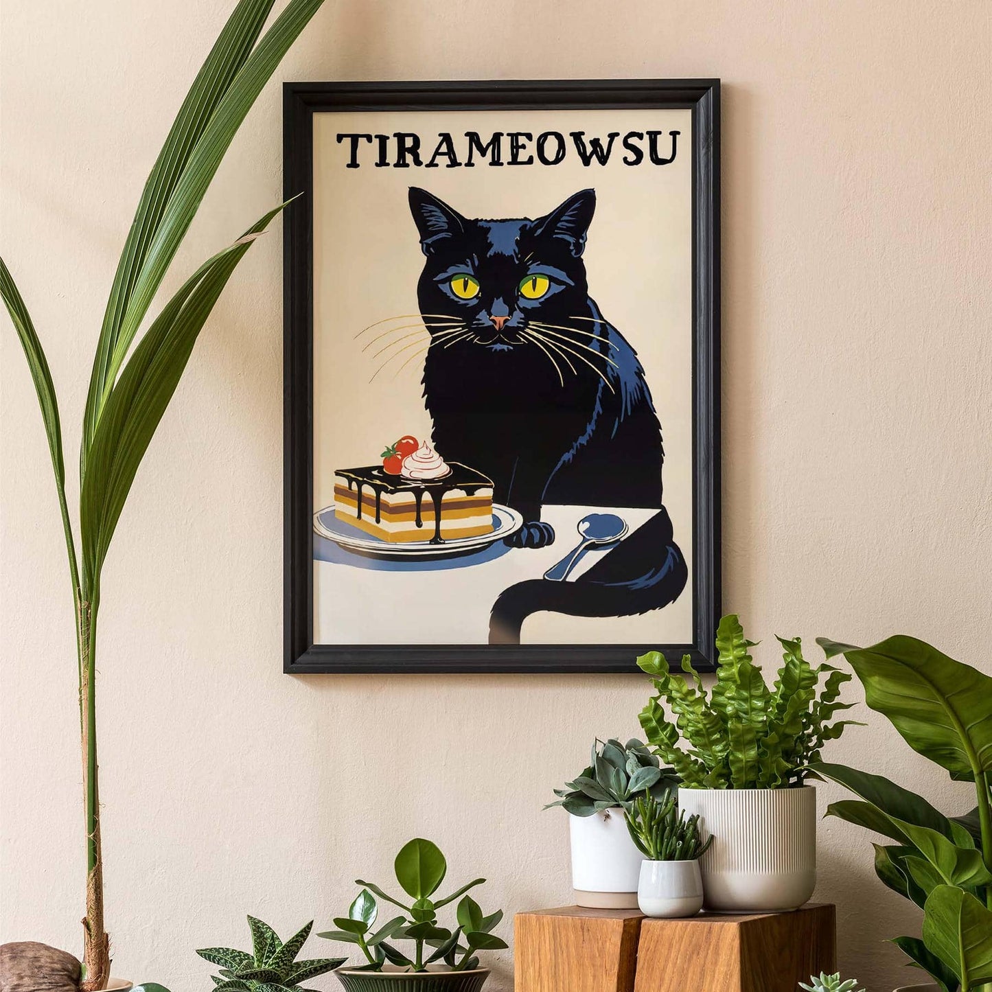 Tirameowsu Dessert Cat