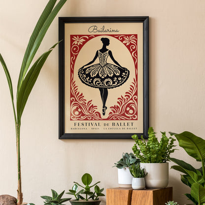 Bailarina Festival de Ballet Poster