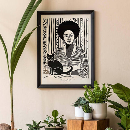 Monochrome Muse Wall Art