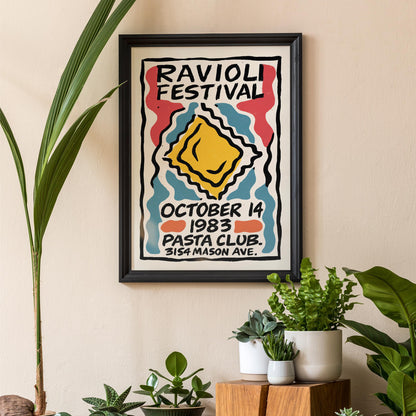 Ravioli Festival Poster Print