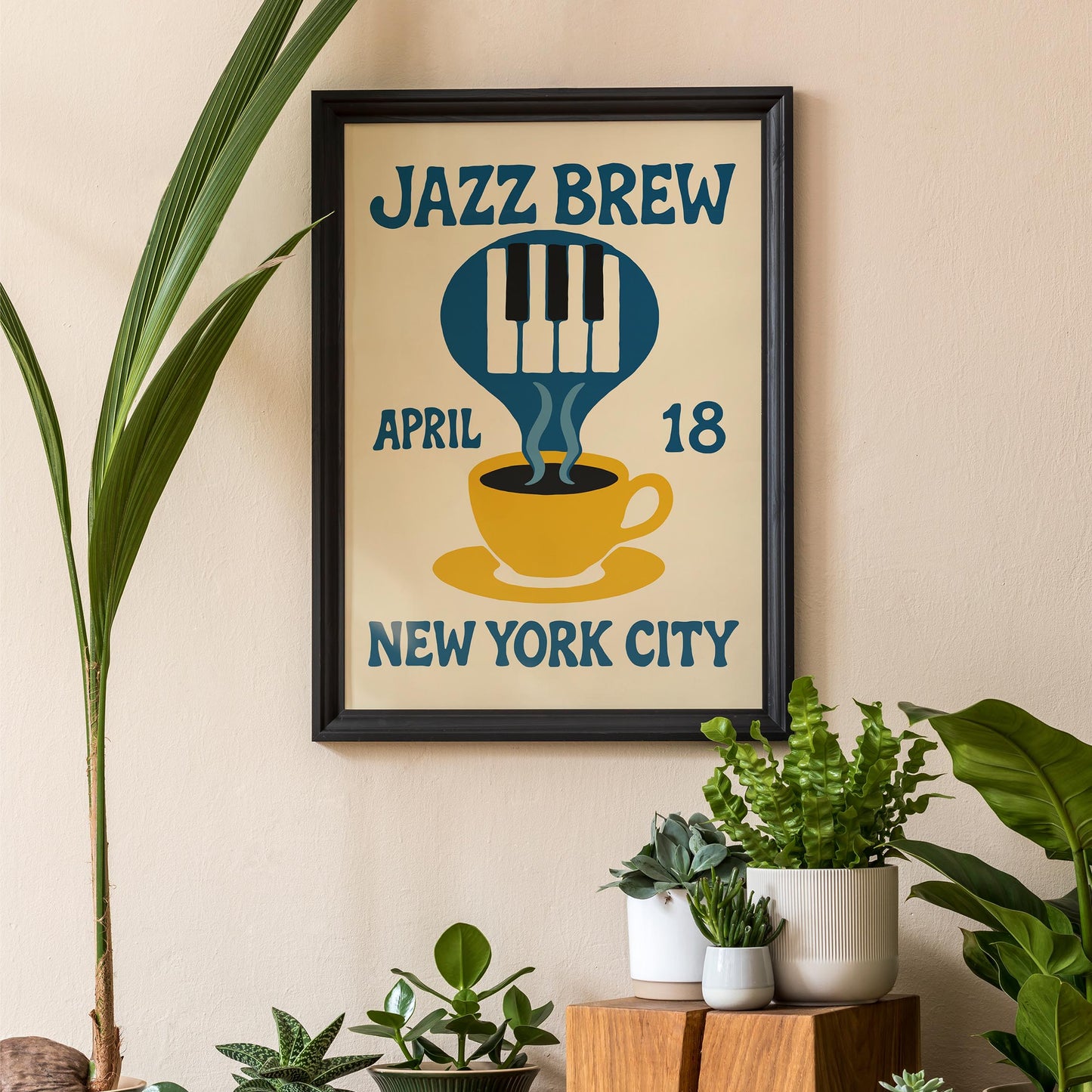 Jazz Brew Coffee Poster