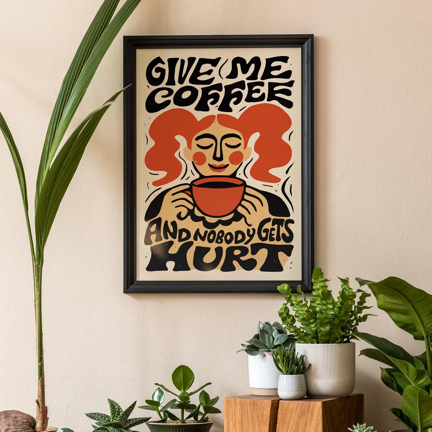 Coffee First Wall Art