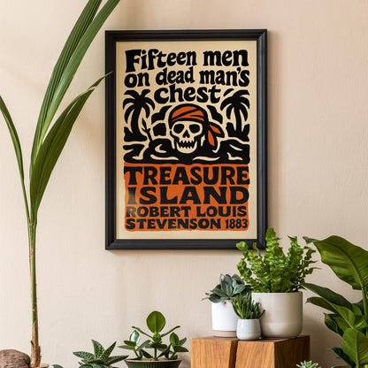 Treasure Island Vintage Poster