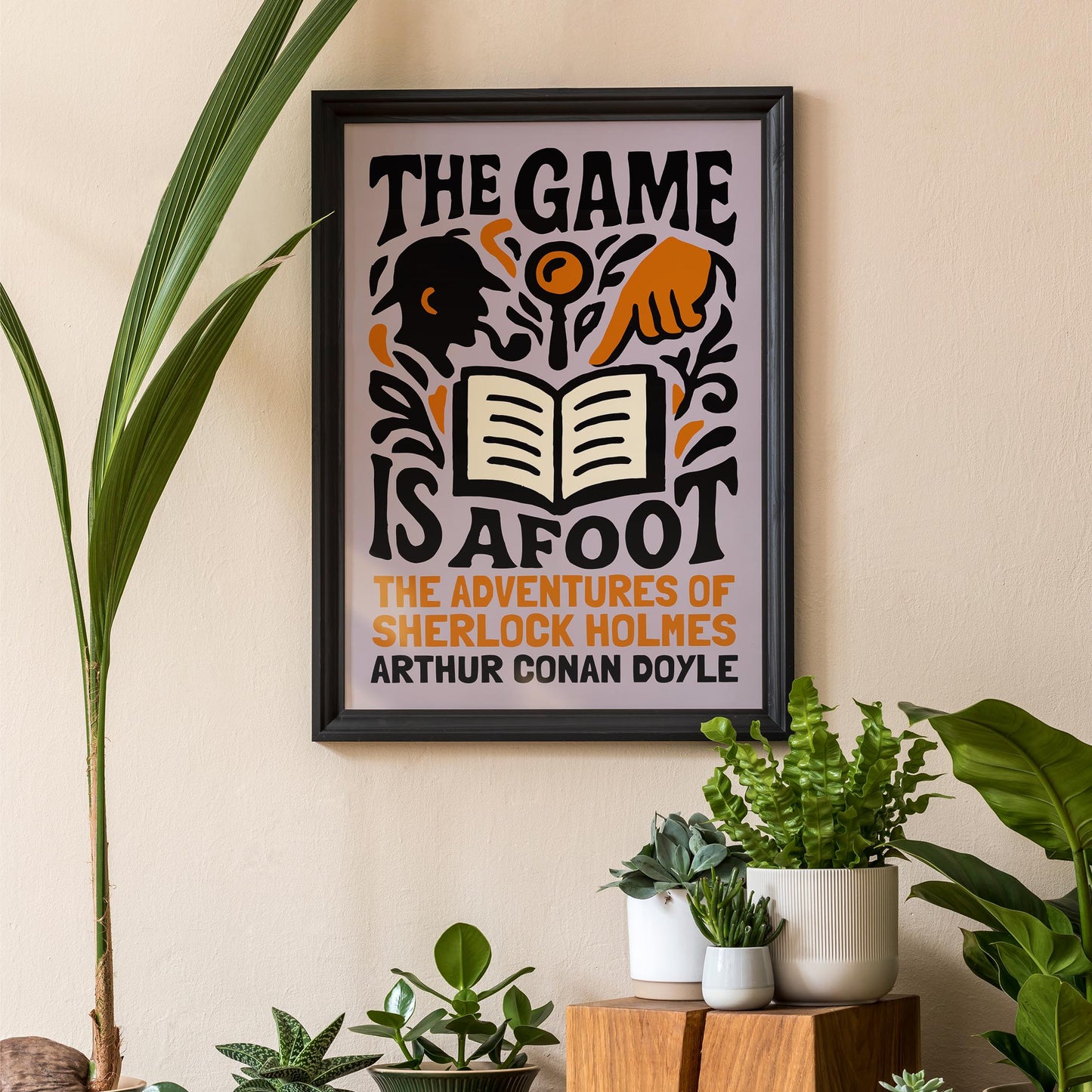 Sherlock Holmes Book Poster