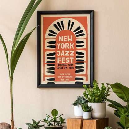 New York Jazz Fest 1999 Wall Art Print