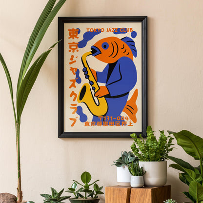 Tokyo Jazz Fish Poster